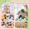 Katech 85 pcs Crochet Hooks Kit Knitting Accessories with Crochet Case, Small Sizes Crochet Hooks for Knitting Lace Yarn, Colorful Ergonomic Crochet Needles Set for Making Sweater, Bag and Hat (Green)
